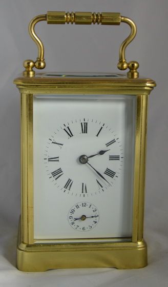 French Striking Alarm Carriage Clock c.1890 (1 of 1) French Striking Alarm Carriage Clock c.1890 (1 of 1)