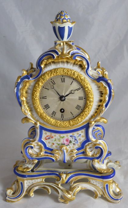 Porcelain Mantel Clock c.1850 (1 of 1) Porcelain Mantel Clock c.1850 (1 of 1)