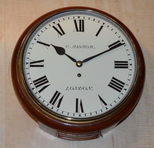 Sansom of London Fusee Dial Wall Clock c.1880 (1 of 1) Sansom of London Fusee Dial Wall Clock c.1880 (1 of 1)