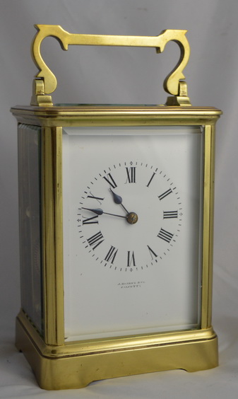 Striking Carriage Clock, J Boseck, Calcutta (1 of 1) Striking Carriage Clock, J Boseck, Calcutta (1 of 1)