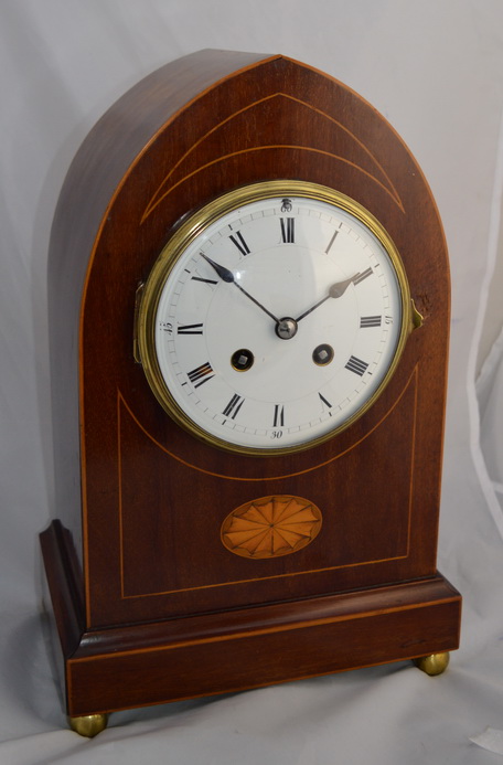 Edwardian Lancet Top Mantel Clock c.1910 (1 of 1) Edwardian Lancet Top Mantel Clock c.1910 (1 of 1)