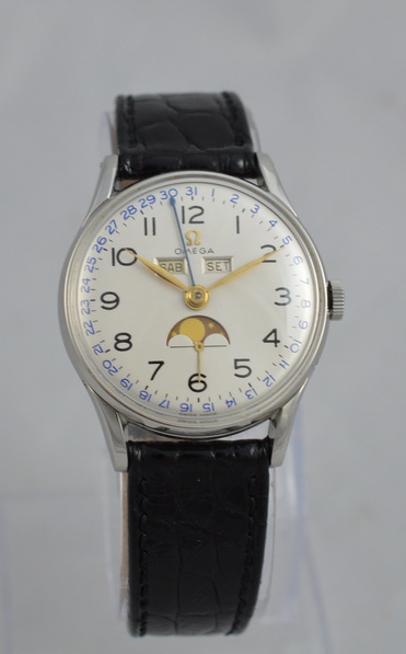 1948 Omega Cosmic Full Calendar Wristwatch (1 of 1) 1948 Omega Cosmic Full Calendar Wristwatch (1 of 1)