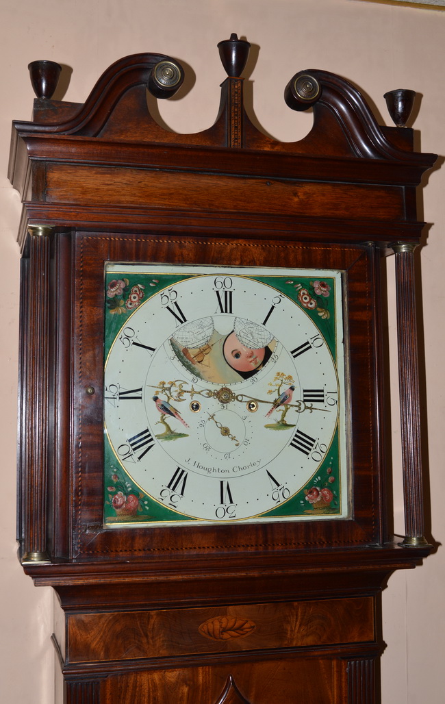 Longcase Grandfather Clock J Houghton Chorley (1 of 1) Longcase Grandfather Clock J Houghton Chorley (1 of 1)