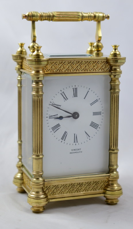 French Decorative Carriage Clock c.1900 (1 of 1) French Decorative Carriage Clock c.1900 (1 of 1)