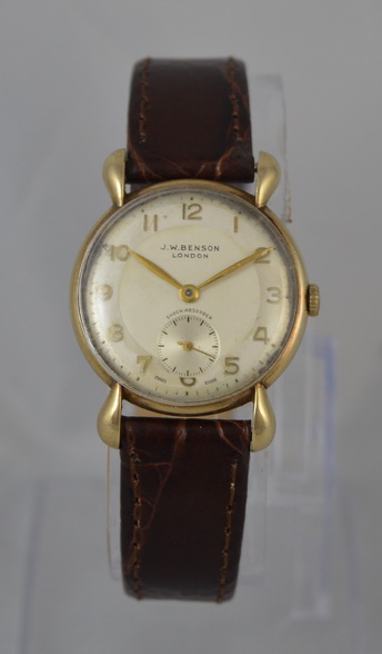 1949 J.W. Benson of London 9K Gold Watch (1 of 1) 1949 J.W. Benson of London 9K Gold Watch (1 of 1)