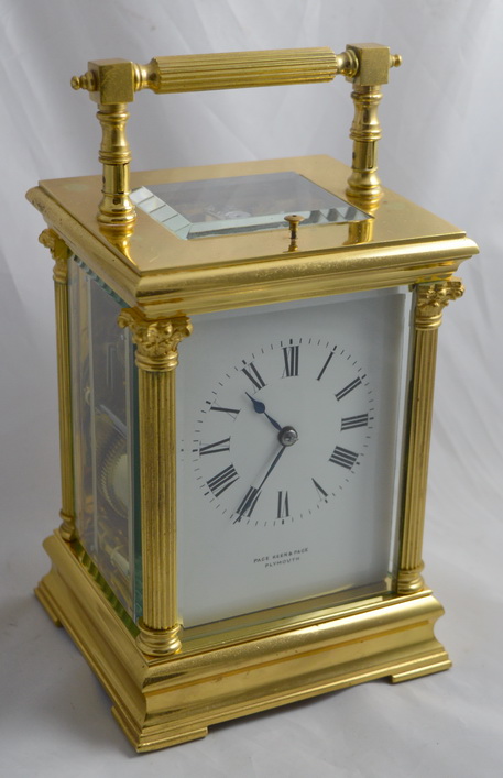 Richard & Co Strike & Repeating Carriage Clock c.1890 (1 of 1) Richard & Co Strike & Repeating Carriage Clock c.1890 (1 of 1)