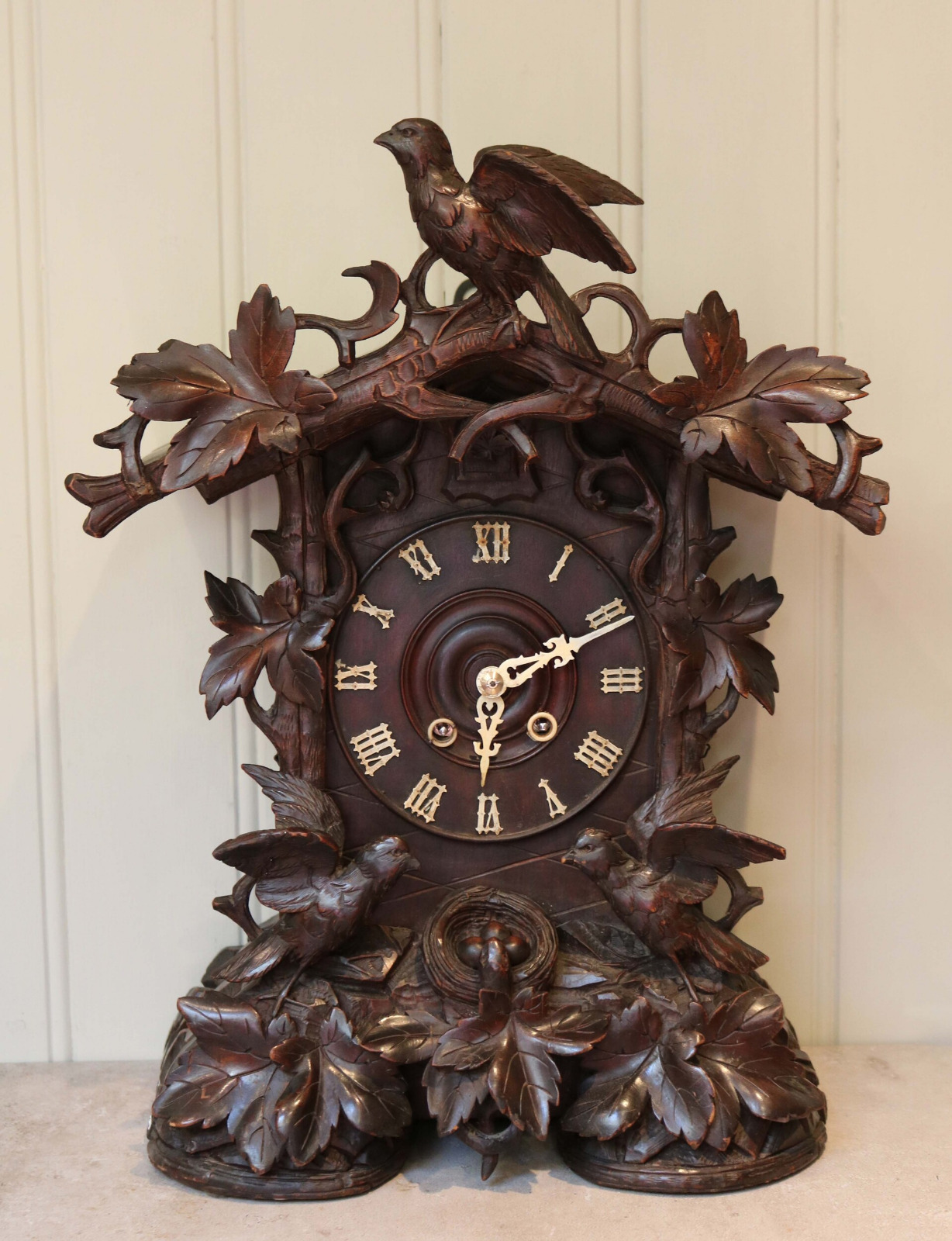 Black Forest Cuckoo Mantel Clock C.1860 (1 of 10) Black Forest Cuckoo Mantel Clock C.1860 (1 of 10)
