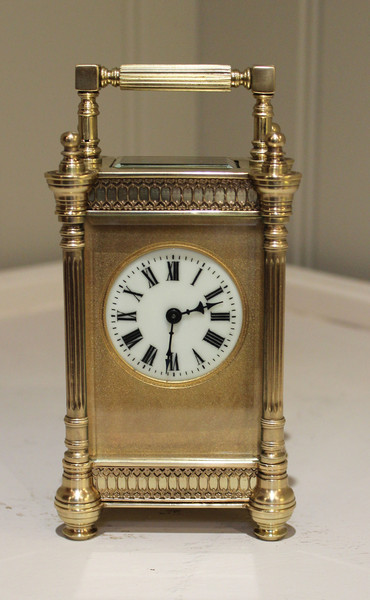 Edwardian Decorative Timepiece Carriage Clock, France c.1905 (1 of 1) Edwardian Decorative Timepiece Carriage Clock, France c.1905 (1 of 1)