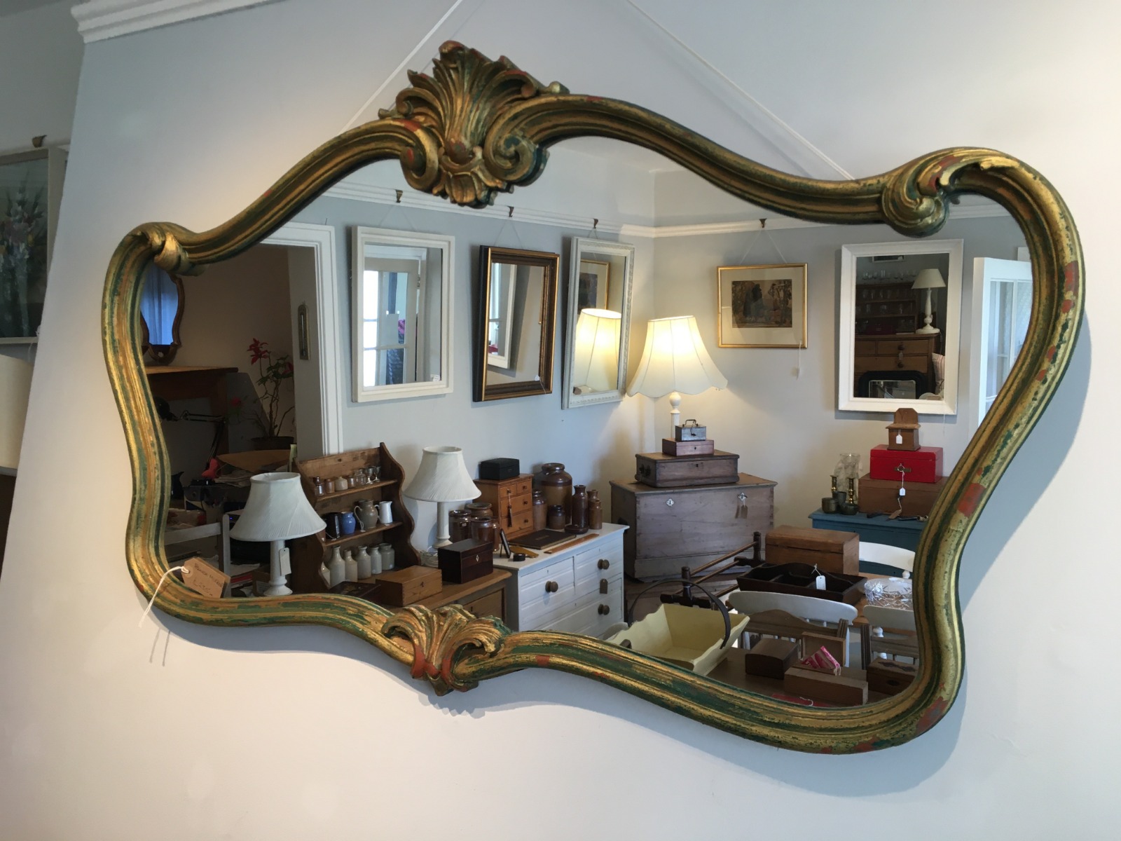 French Mirror c.1870 (1 of 1) French Mirror c.1870 (1 of 1)