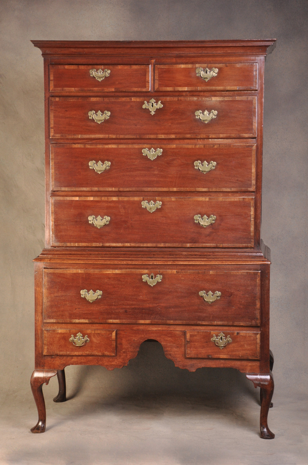 18th Century Red Walnut Chest on Stand (1 of 9) 18th Century Red Walnut Chest on Stand (1 of 9)