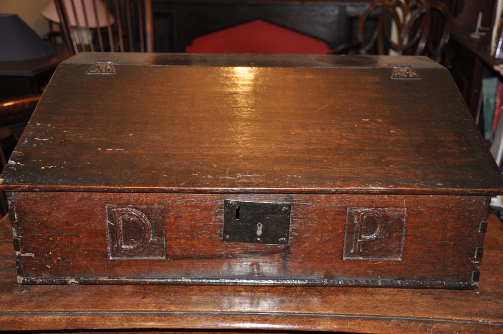 Oak Bible Box c.1685 (1 of 6)