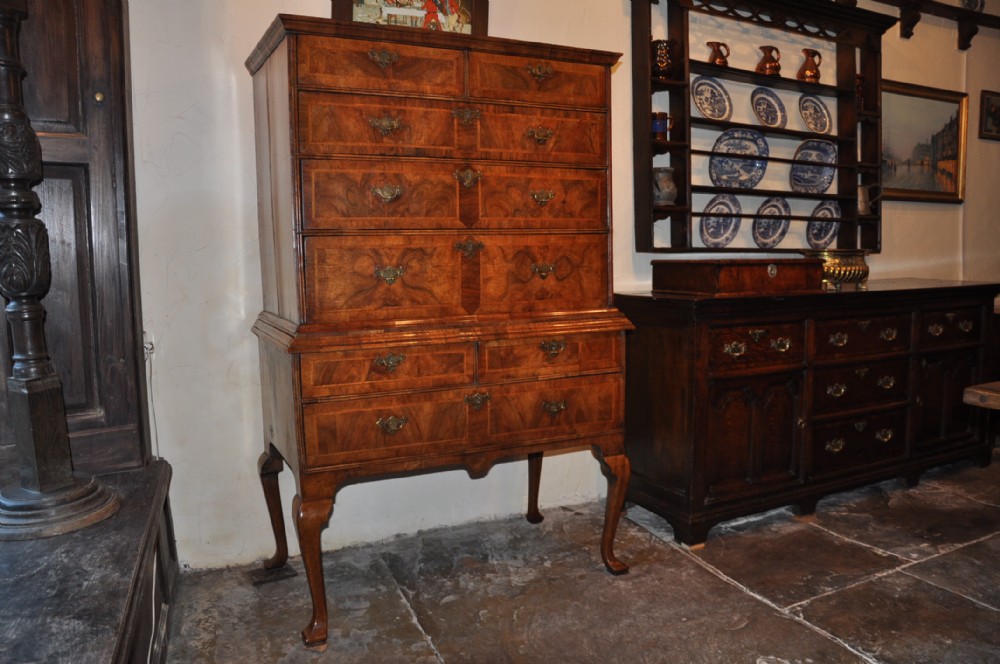 Walnut Chest on Stand c.1705 (1 of 7) Walnut Chest on Stand c.1705 (1 of 7)