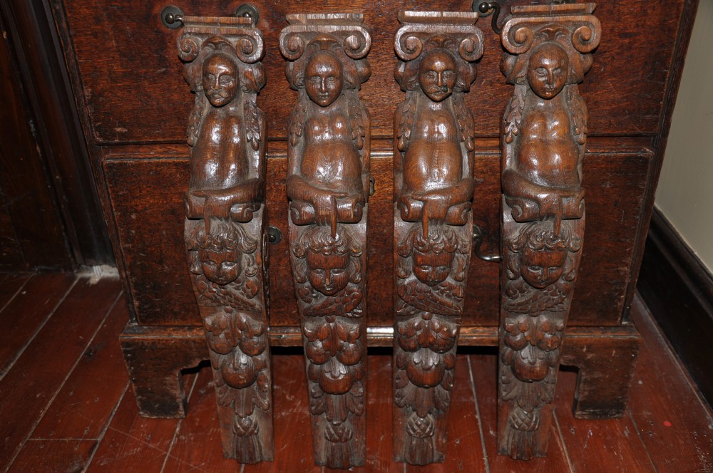 Four 17th Century Caryatids c.1660 (1 of 5)