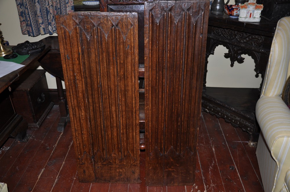 Oak Linen Fold Panels c.1540 (1 of 3)