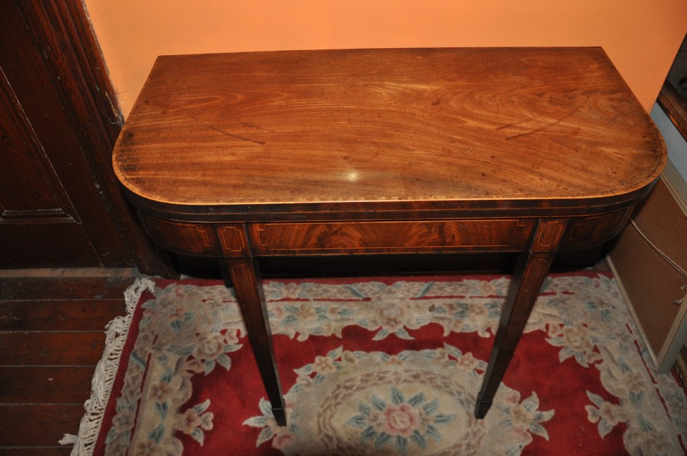 Mahogany Card Table c.1785 (1 of 8)