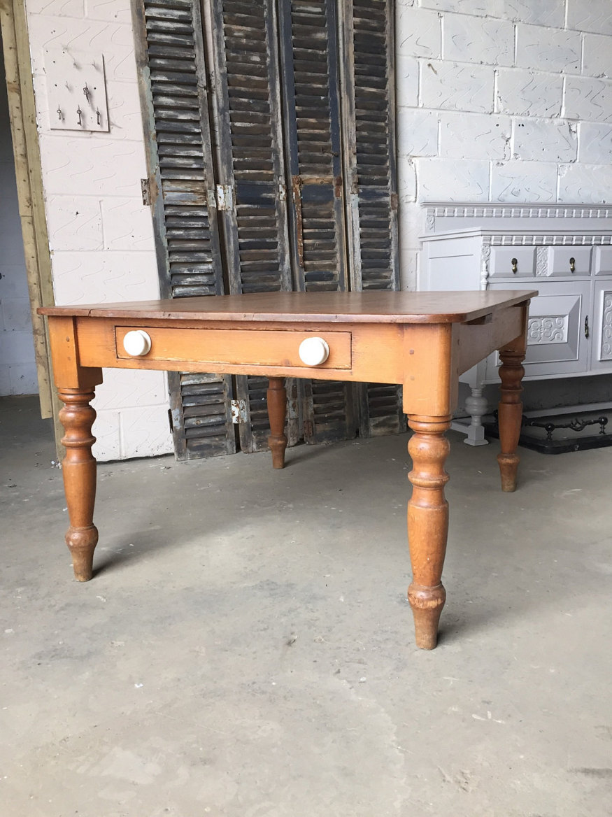 Antique Pine Dining Table (1 of 1) Antique Pine Dining Table (1 of 1)