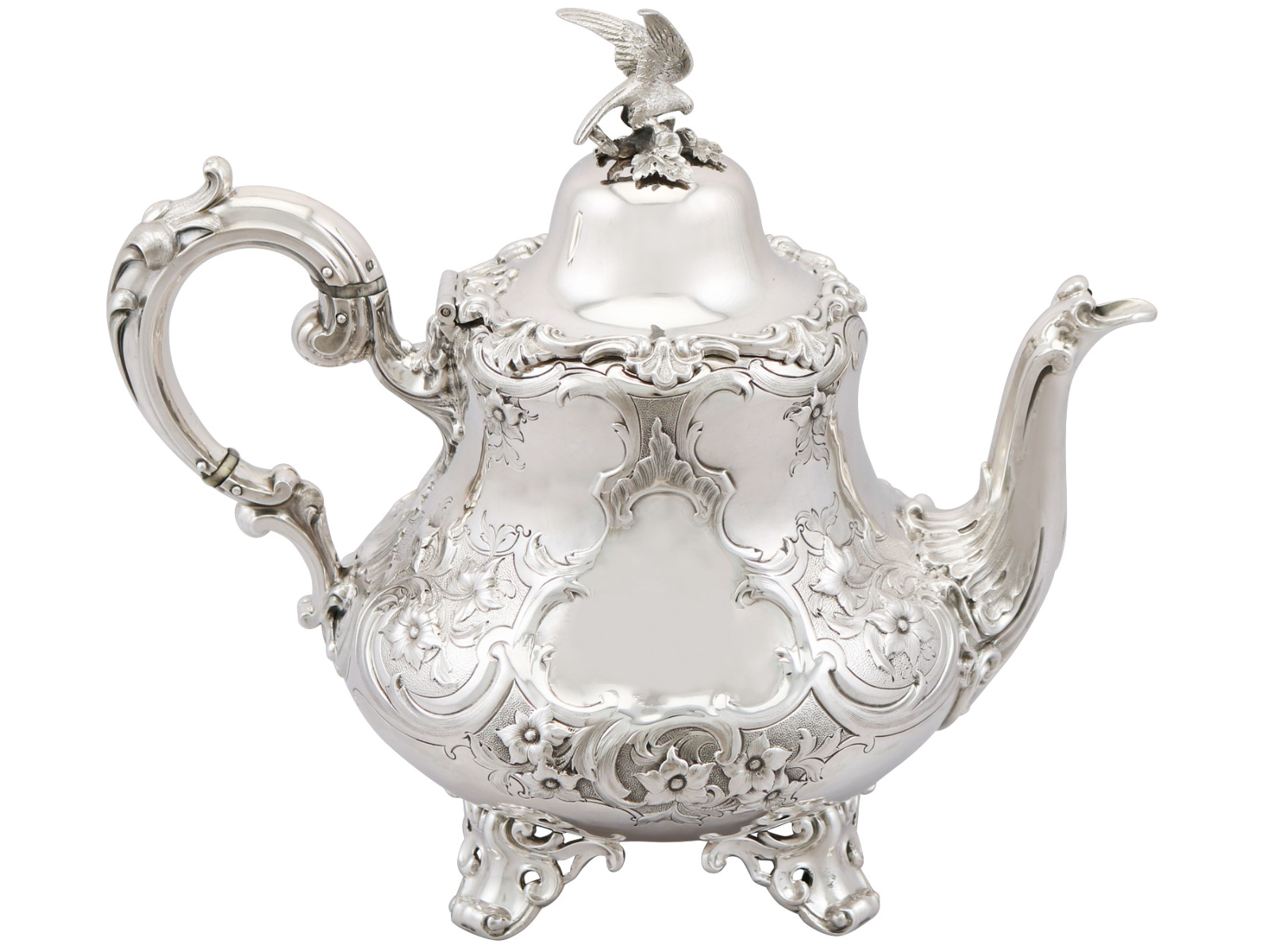Sterling Silver Teapot - Antique Victorian 1856 (1 of 12) Sterling Silver Teapot - Antique Victorian 1856 (1 of 12)