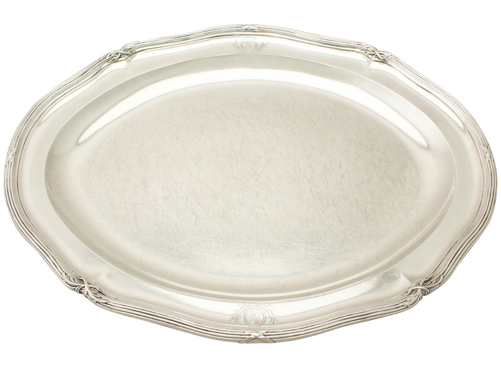 Sterling Silver Meat Platter by Paul Storr Antique III A5950