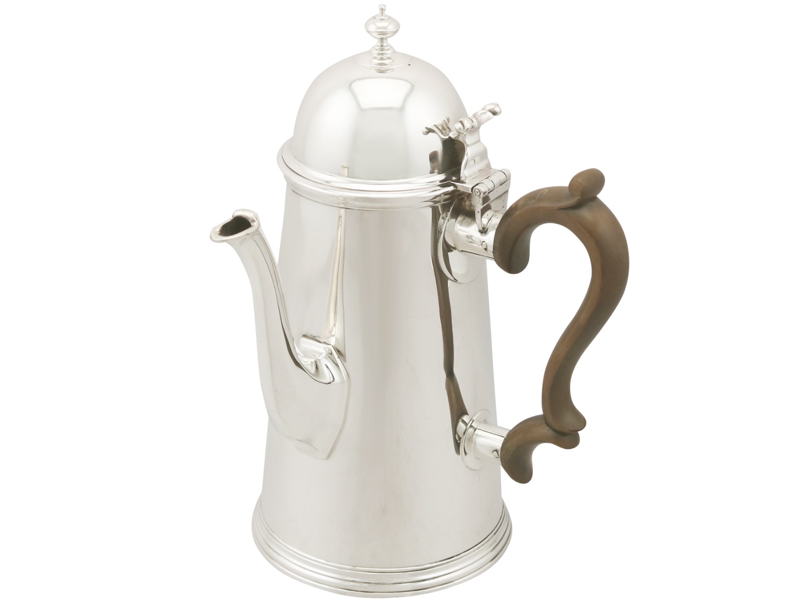 Antique Edwardian Sterling Silver Coffee Pot (1 of 1) Antique Edwardian Sterling Silver Coffee Pot (1 of 1)