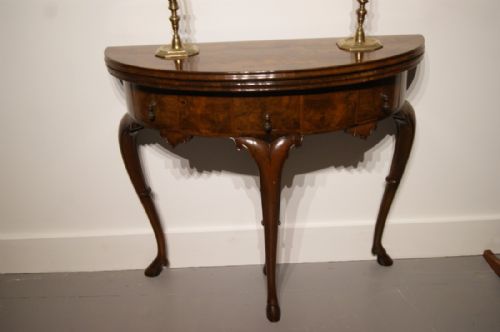 Walnut Card Table C.1910 (1 of 1) Walnut Card Table C.1910 (1 of 1)