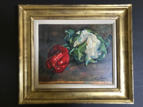 Geoffrey Humphries Oil on Board Still Life (1 of 3)