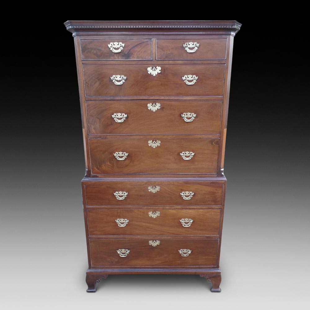 Mahogany Chest on Chest c.1790 (1 of 1) Mahogany Chest on Chest c.1790 (1 of 1)