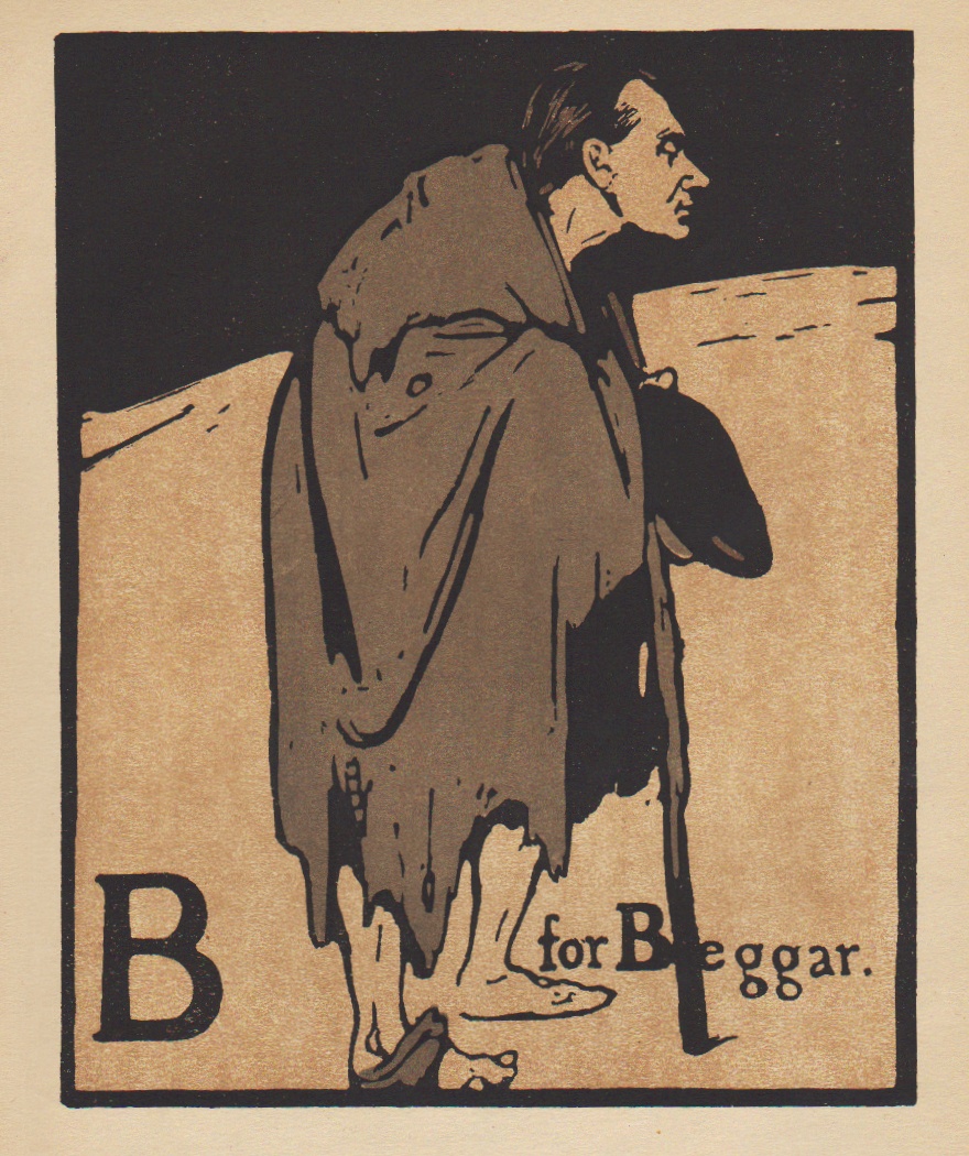 An Alphabet - Lithographs by William Nicholson 1898 (1 of 6) An Alphabet - Lithographs by William Nicholson 1898 (1 of 6)