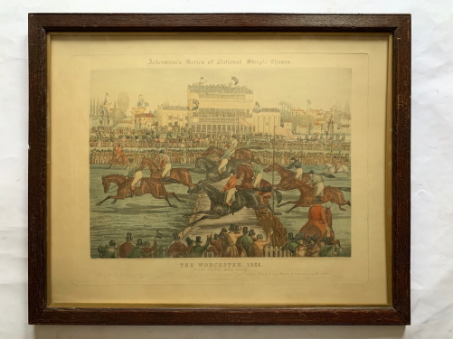 Pair of Ackermann's Racing Prints 1856 (1 of 1) Pair of Ackermann's Racing Prints 1856 (1 of 1)
