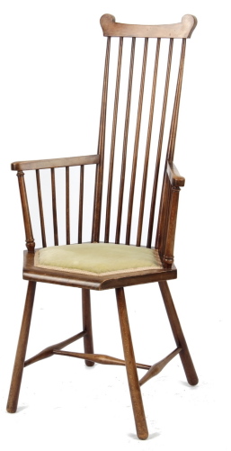 Edwardian Beechwood Stick-Back Elbow Chair (1 of 5) Edwardian Beechwood Stick-Back Elbow Chair (1 of 5)