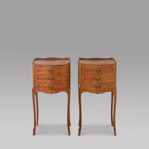 Pair of French Kingwood Bedside Tables (1 of 4) Pair of French Kingwood Bedside Tables (1 of 4)