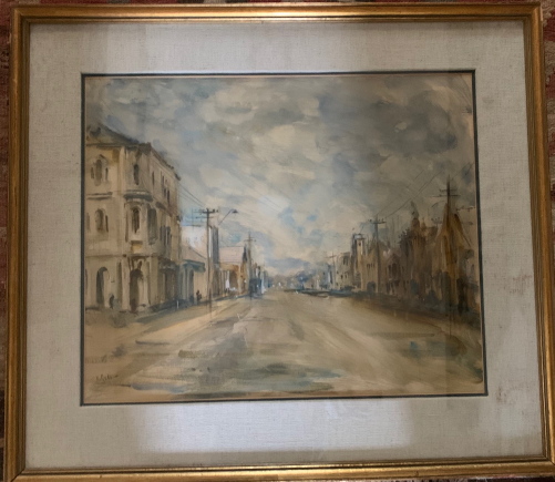 Nornie Gude - Watercolour - Australian Town (1 of 3)