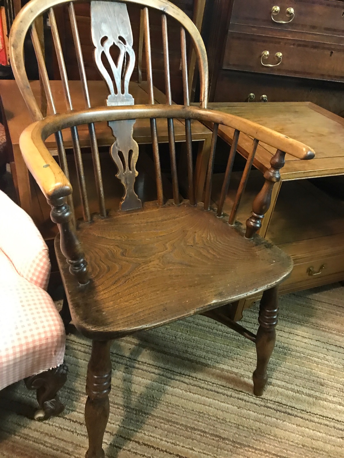 Yew Wood Windsor Armchair (1 of 1)