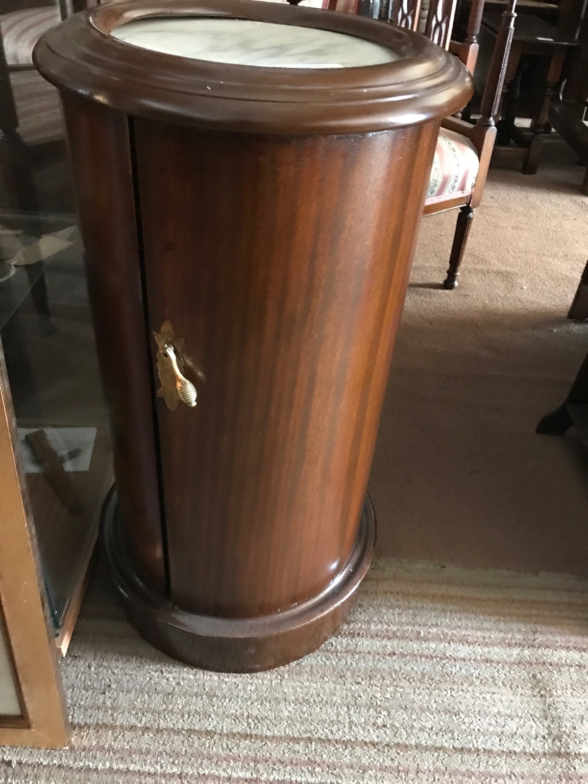 Victorian Circular Pot Cupboard (1 of 1)