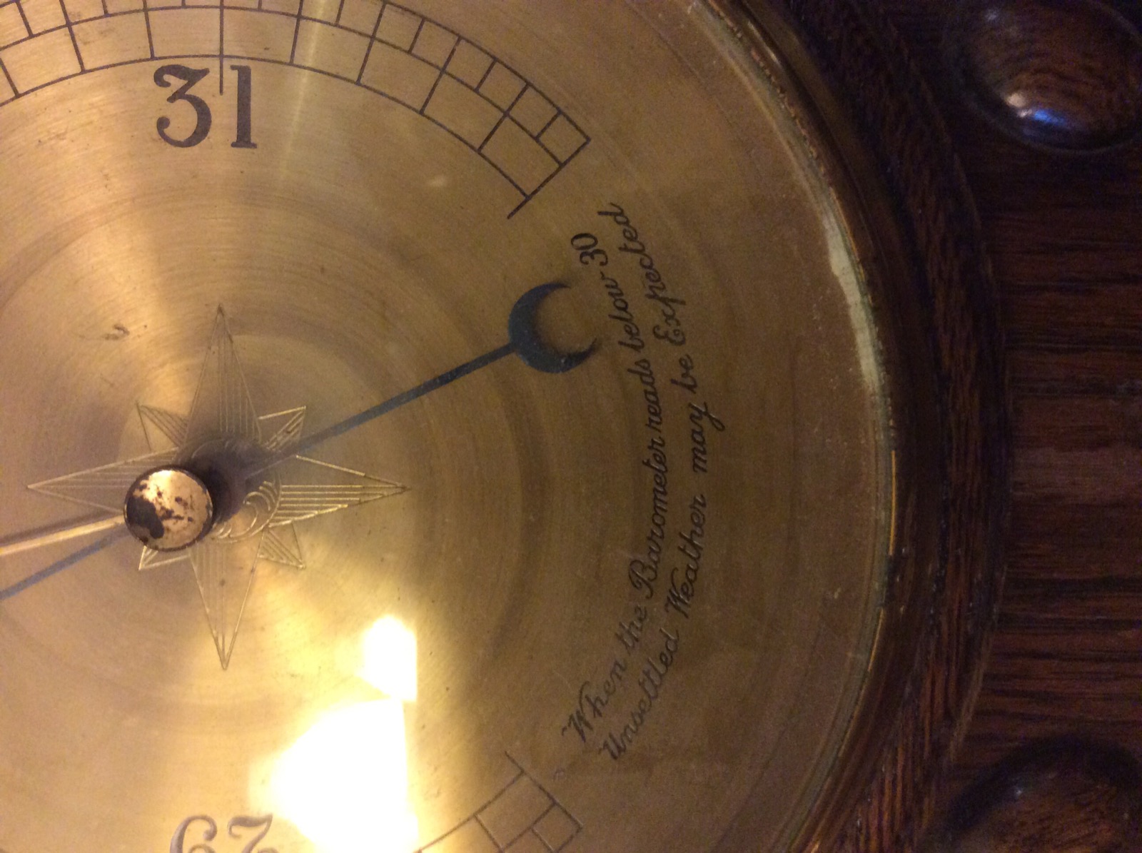 Oak Banjo Barometer (1 of 1) Oak Banjo Barometer (1 of 1)