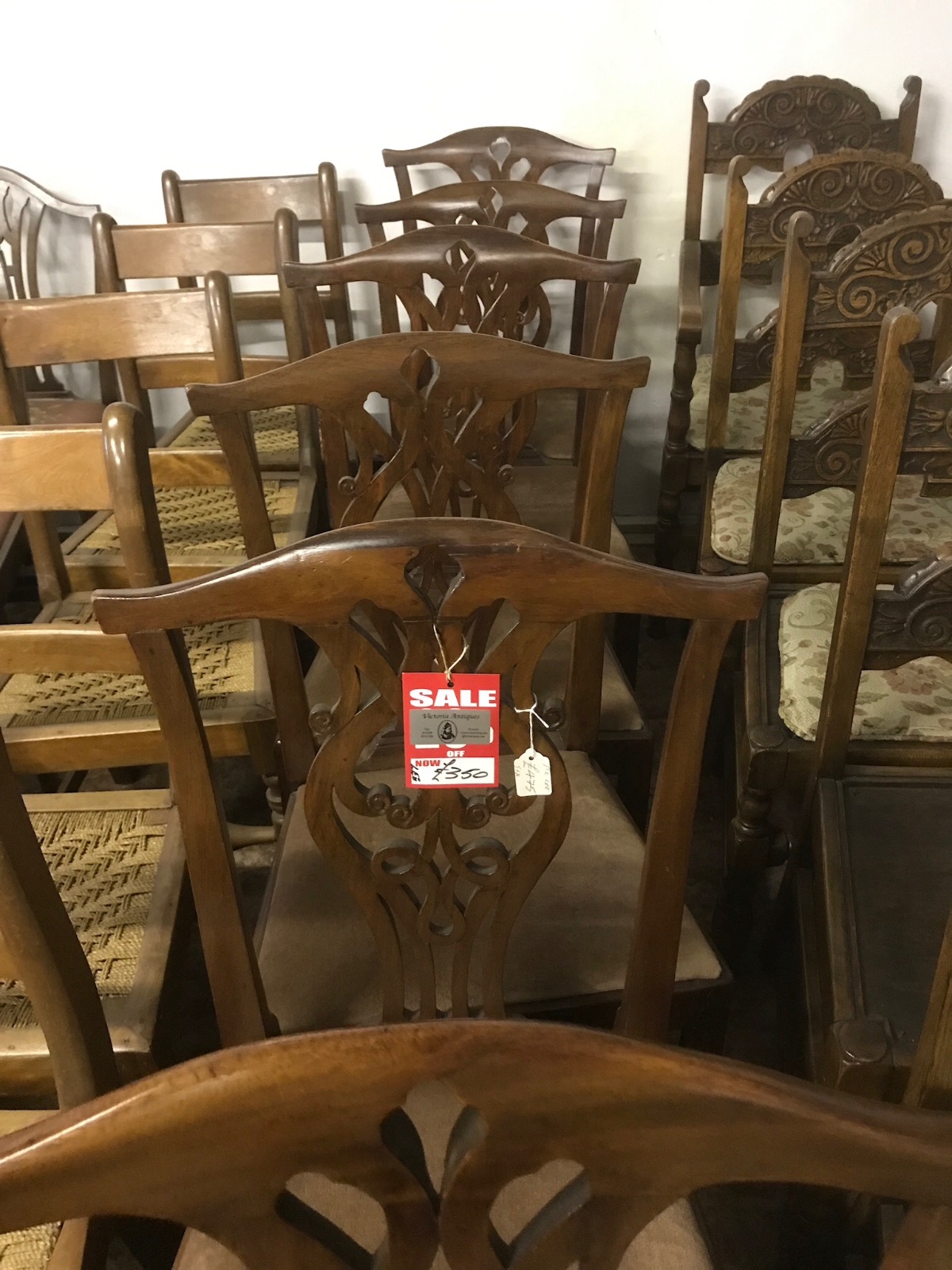 Set of 6 Mahogany Chairs (1 of 1)