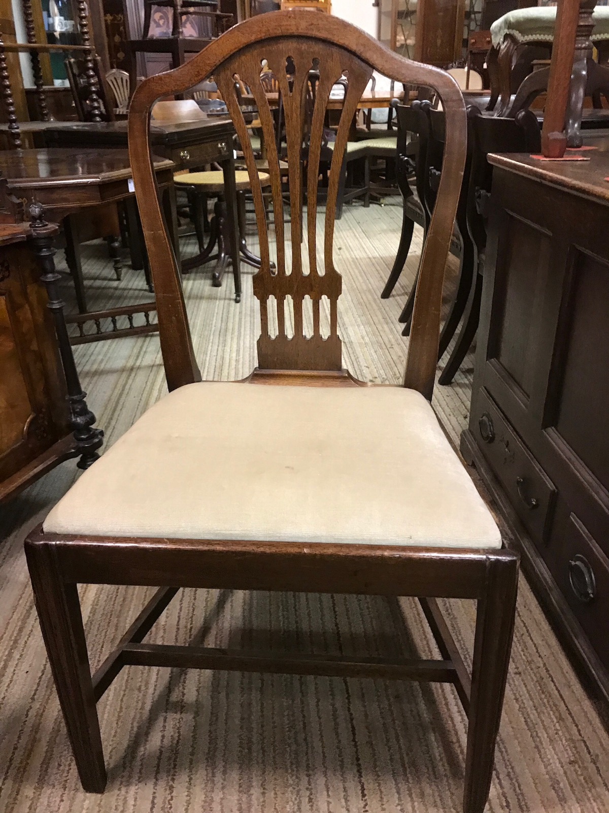 Set of 8 Camel Back Chairs (1 of 1) Set of 8 Camel Back Chairs (1 of 1)