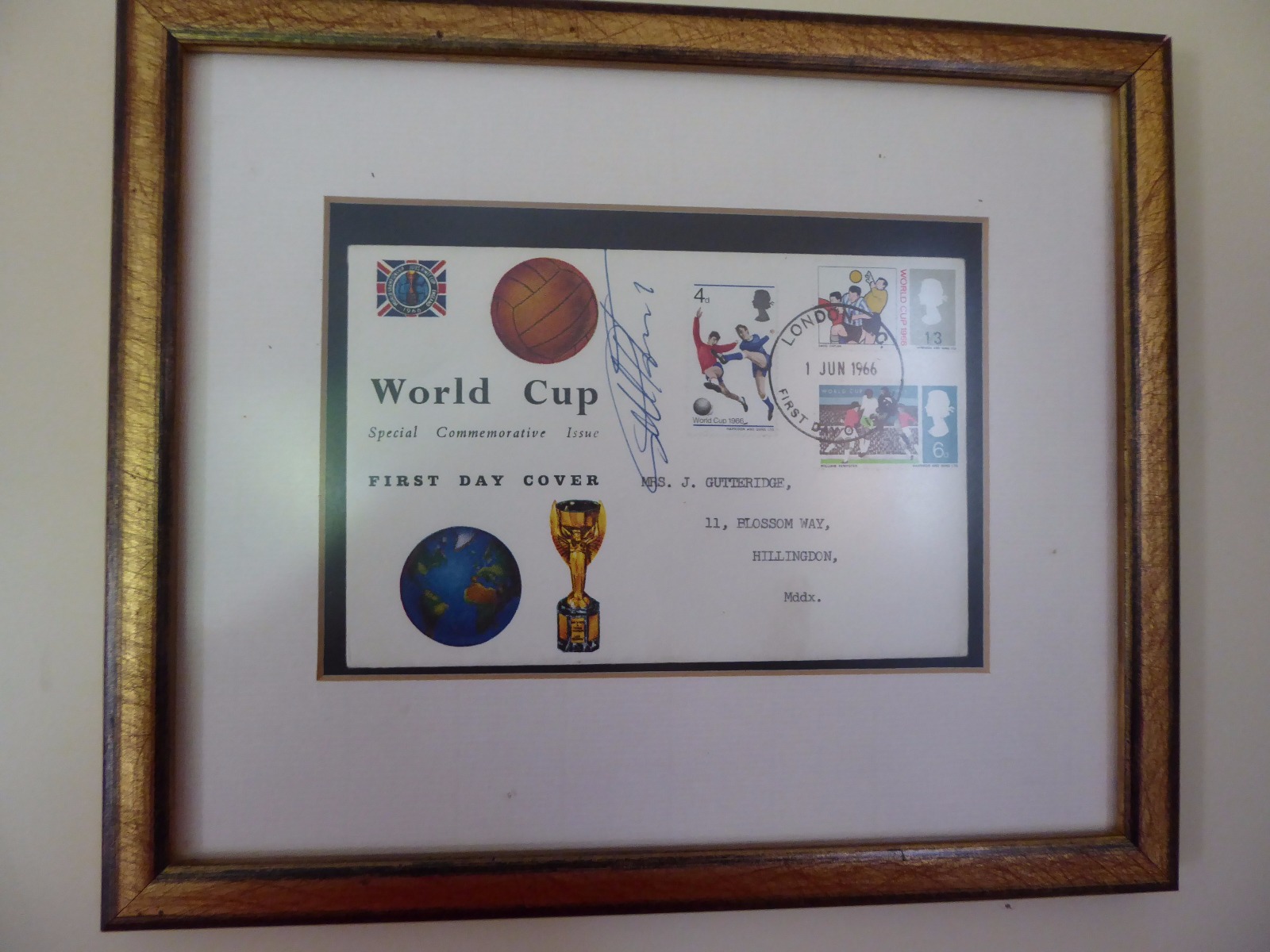 World Cup First Day Cover - signed by Sir Geoff Hurst (1 of 1)
