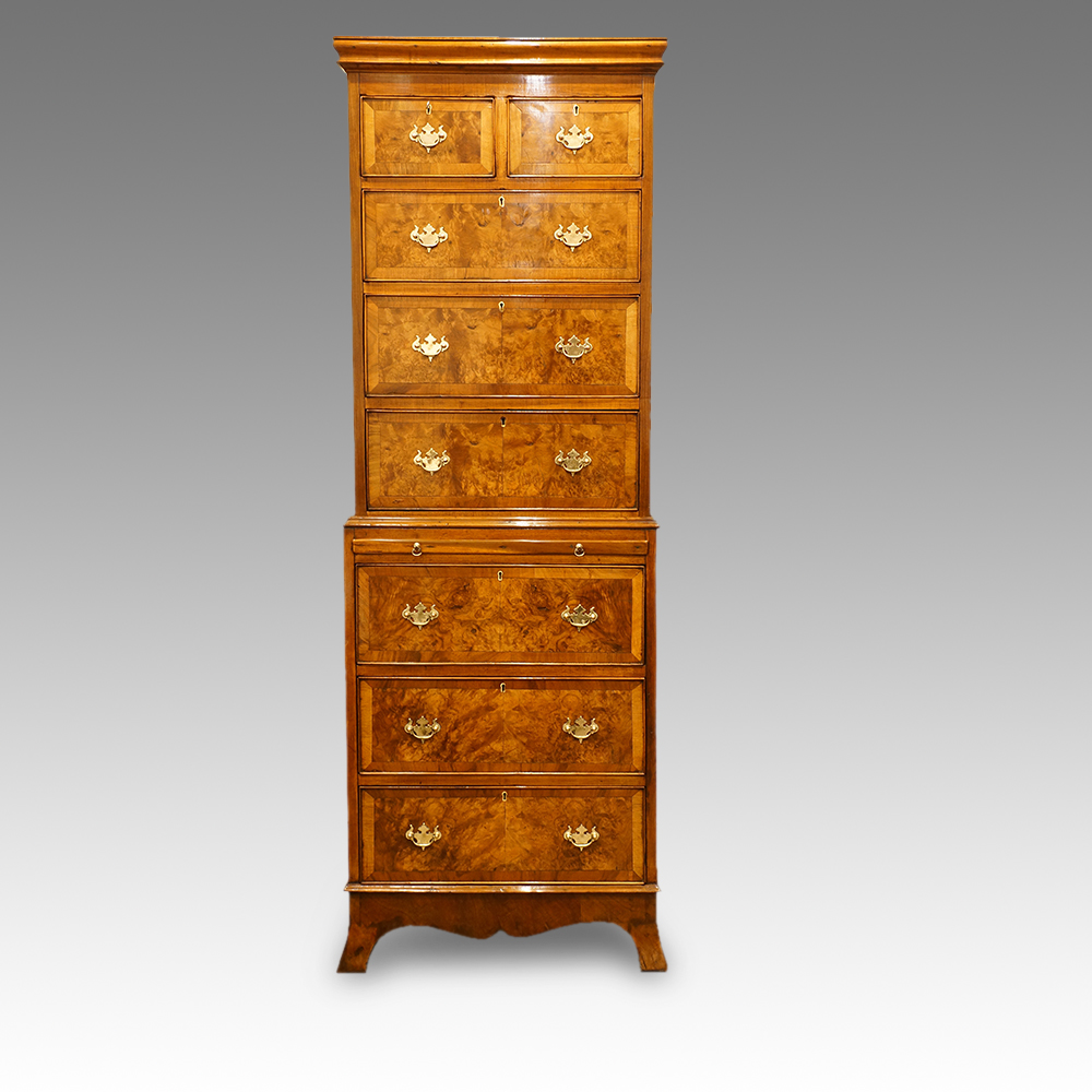 Edwardian Walnut Tallboy C.1910 (1 of 1) Edwardian Walnut Tallboy C.1910 (1 of 1)