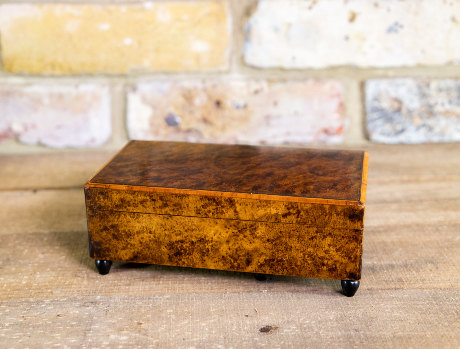 Amboyna Music Box c.1920 (1 of 1) Amboyna Music Box c.1920 (1 of 1)