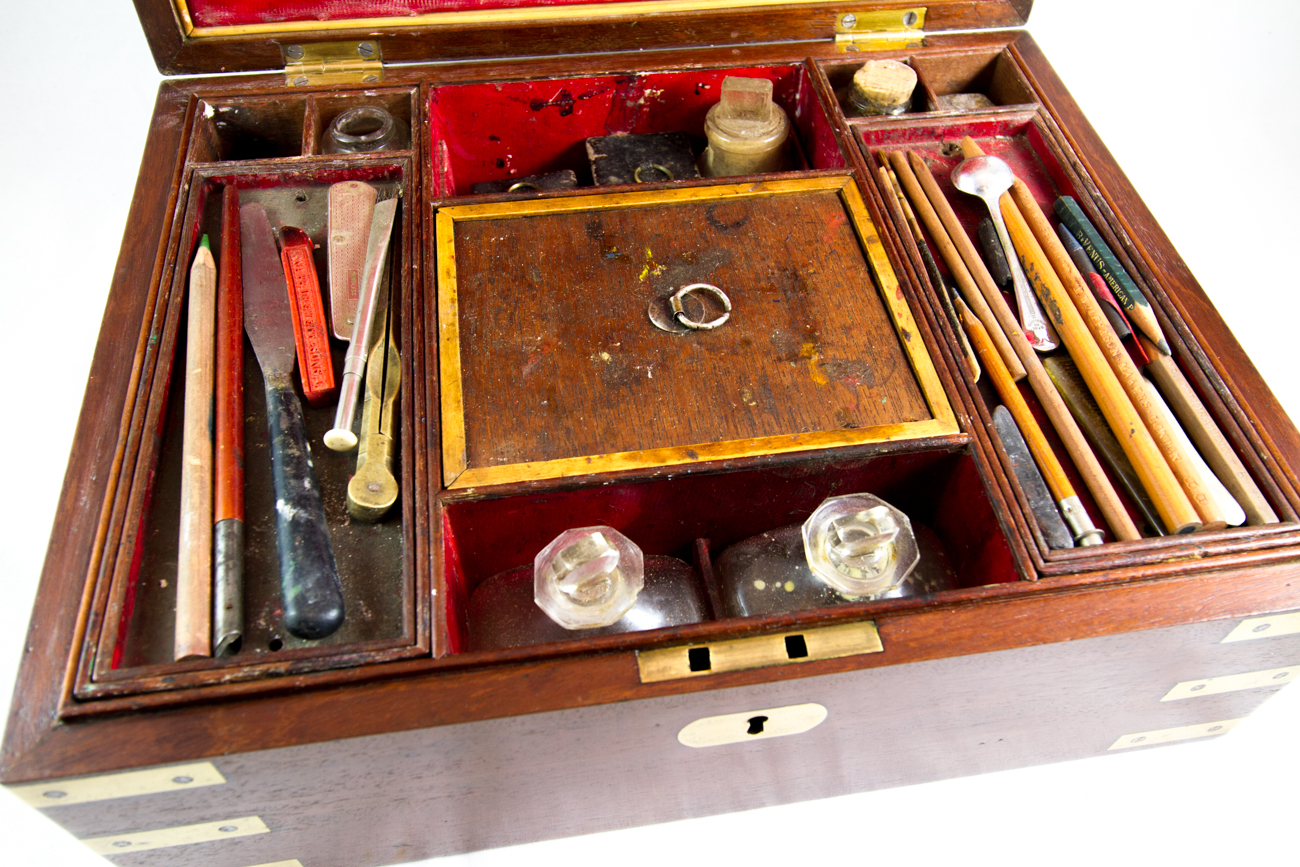 Mahogany Artist Box c.1810 (1 of 1) Mahogany Artist Box c.1810 (1 of 1)
