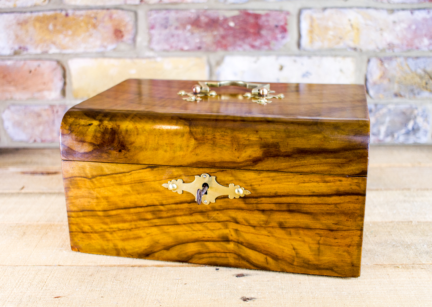 Olive Wood Antique Table Box c.1890 (1 of 1) Olive Wood Antique Table Box c.1890 (1 of 1)