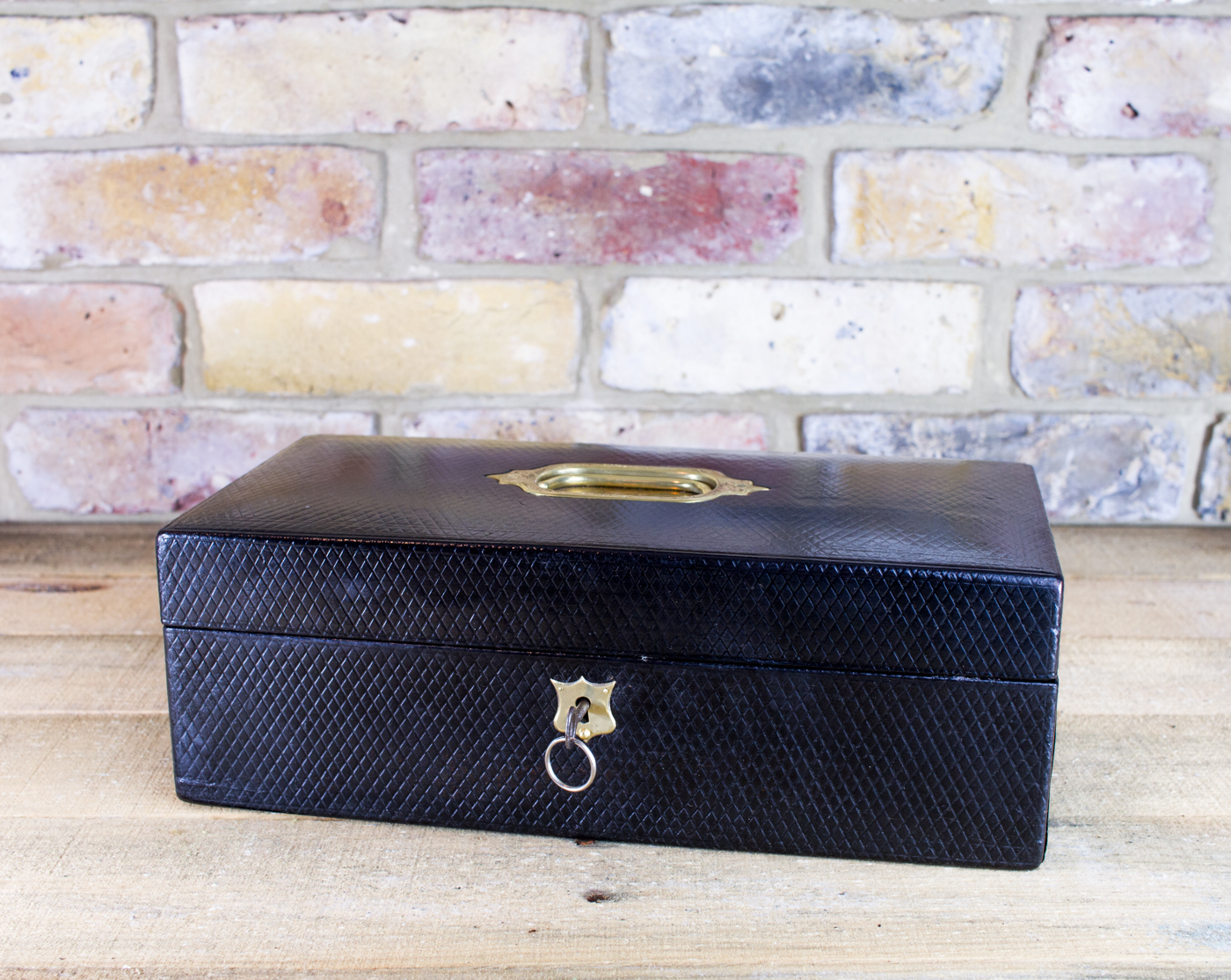 Large Leather Jewellery Box c.1920 (1 of 1) Large Leather Jewellery Box c.1920 (1 of 1)