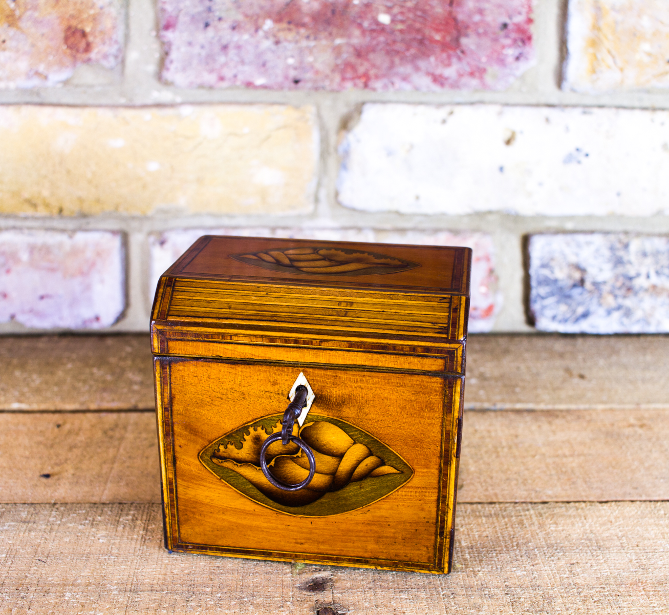 Rare Step Lid Georgian Tea Caddy c.1790 (1 of 1) Rare Step Lid Georgian Tea Caddy c.1790 (1 of 1)