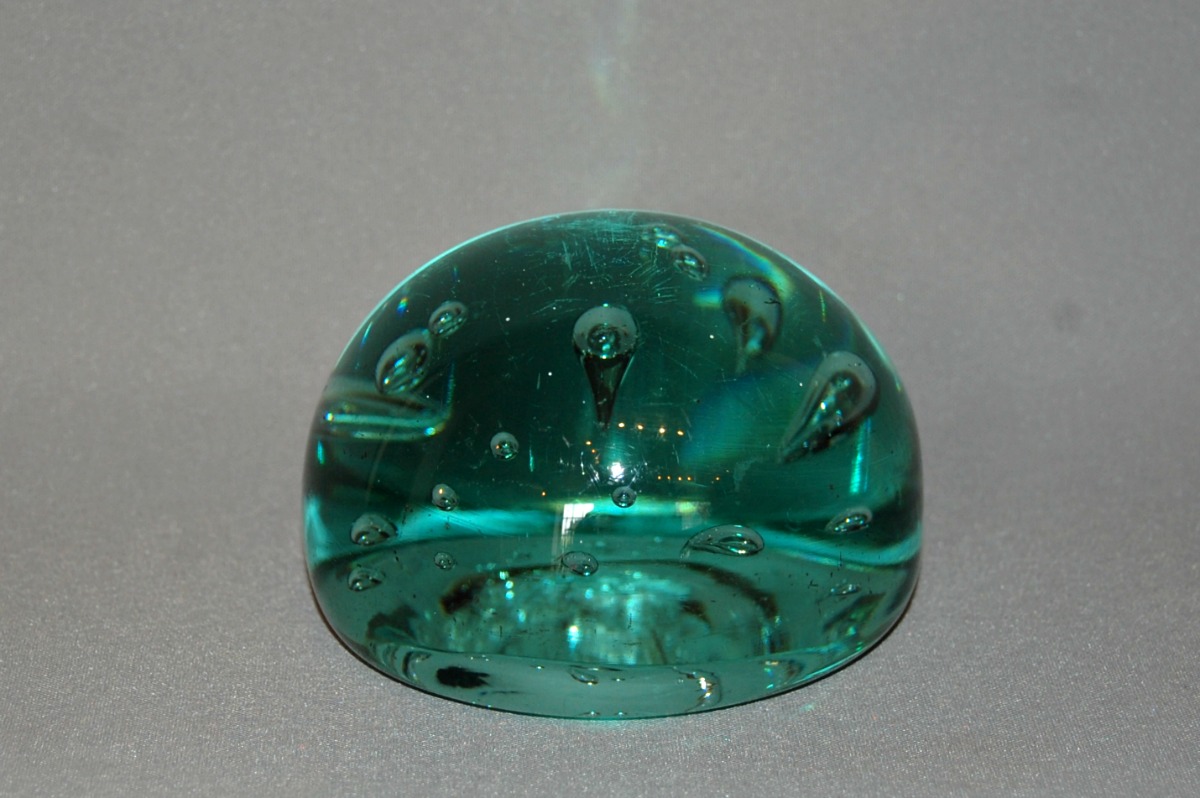 19th Century Stourbridge Glass Dump Paperweight (1 of 2)
