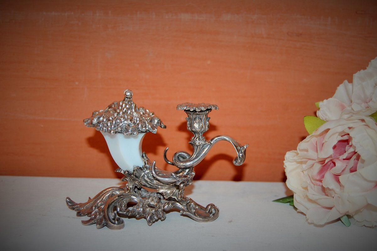 19th Century Enamelled Inkstand (1 of 5)