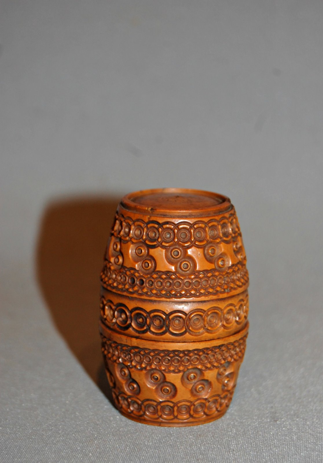19th Century Coquille Nut Container (1 of 5)
