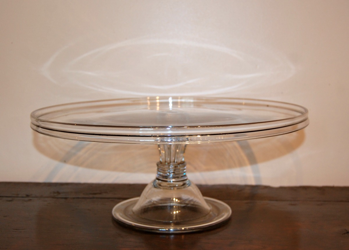 Glass Tazza Large Georgian (1 of 4)