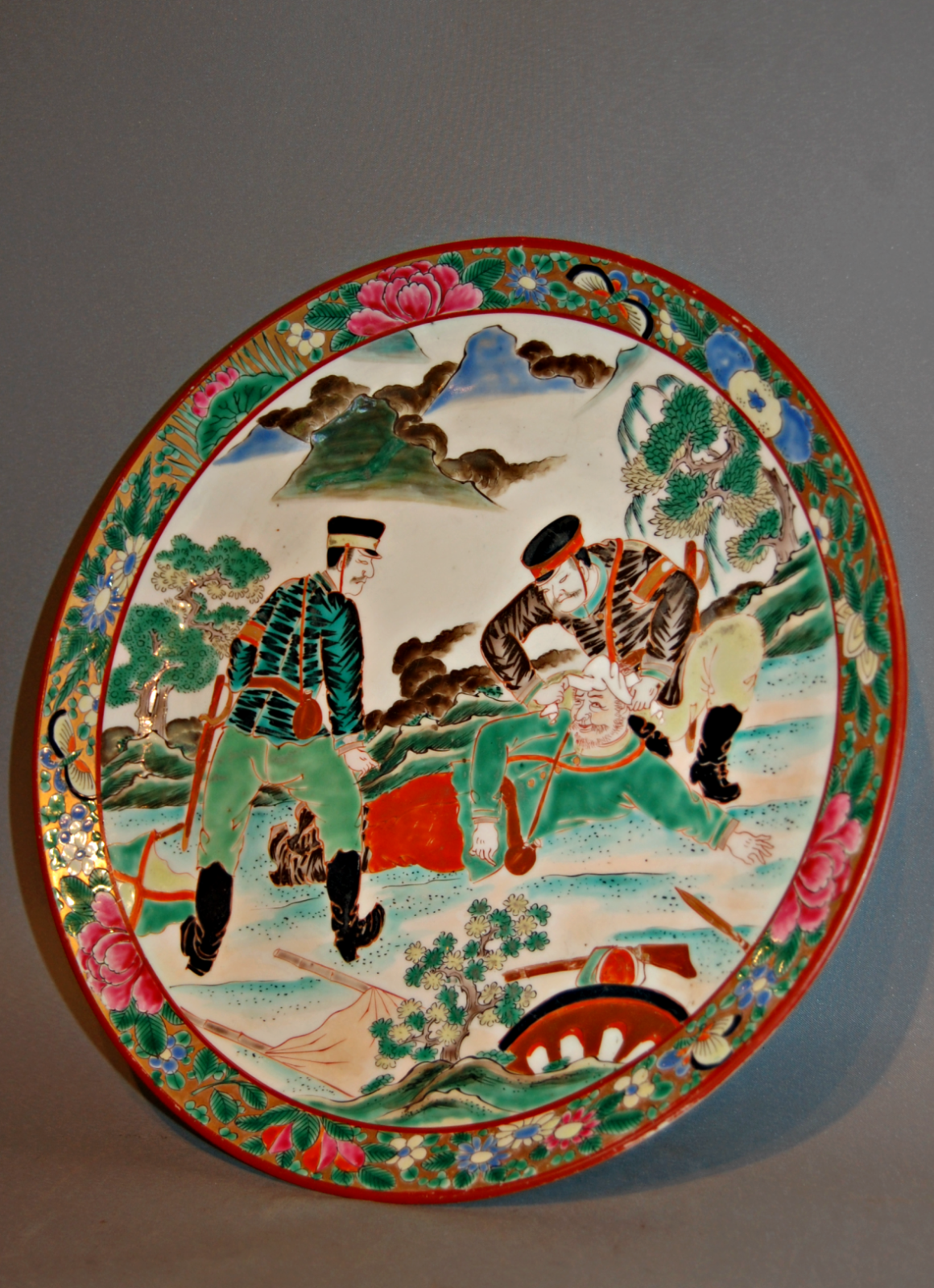 Late 19th Century Japanese China Platter (1 of 5)