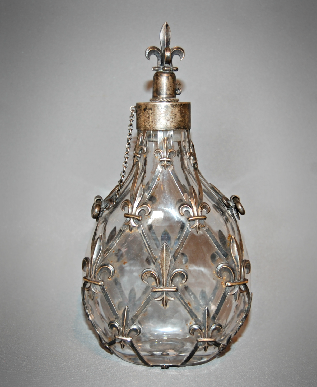 Quality 19th Century Glass Pilgrims Flask (1 of 4)