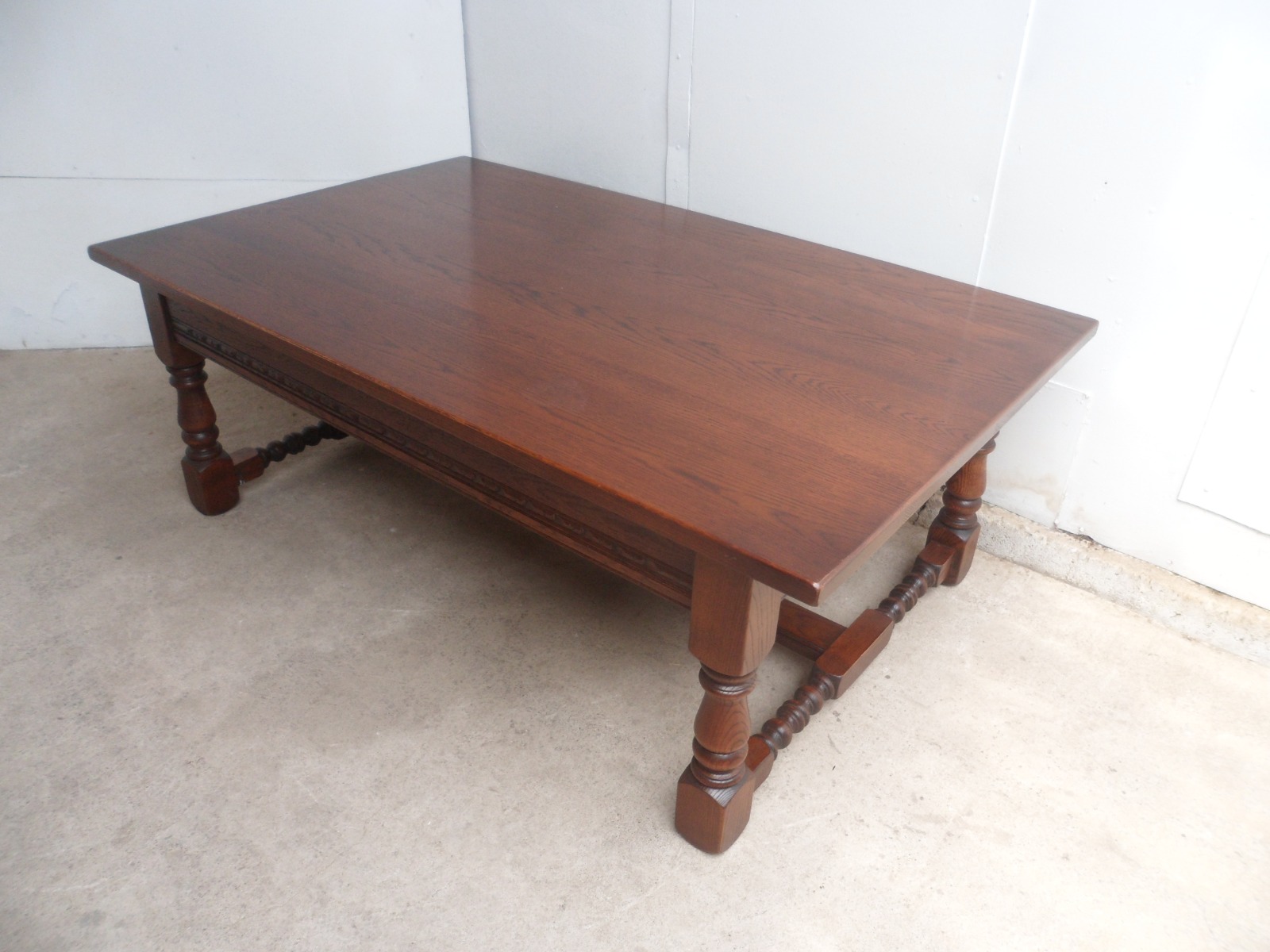 Really Large Original Golden Oak Old Charm Coffee Table 192568367975